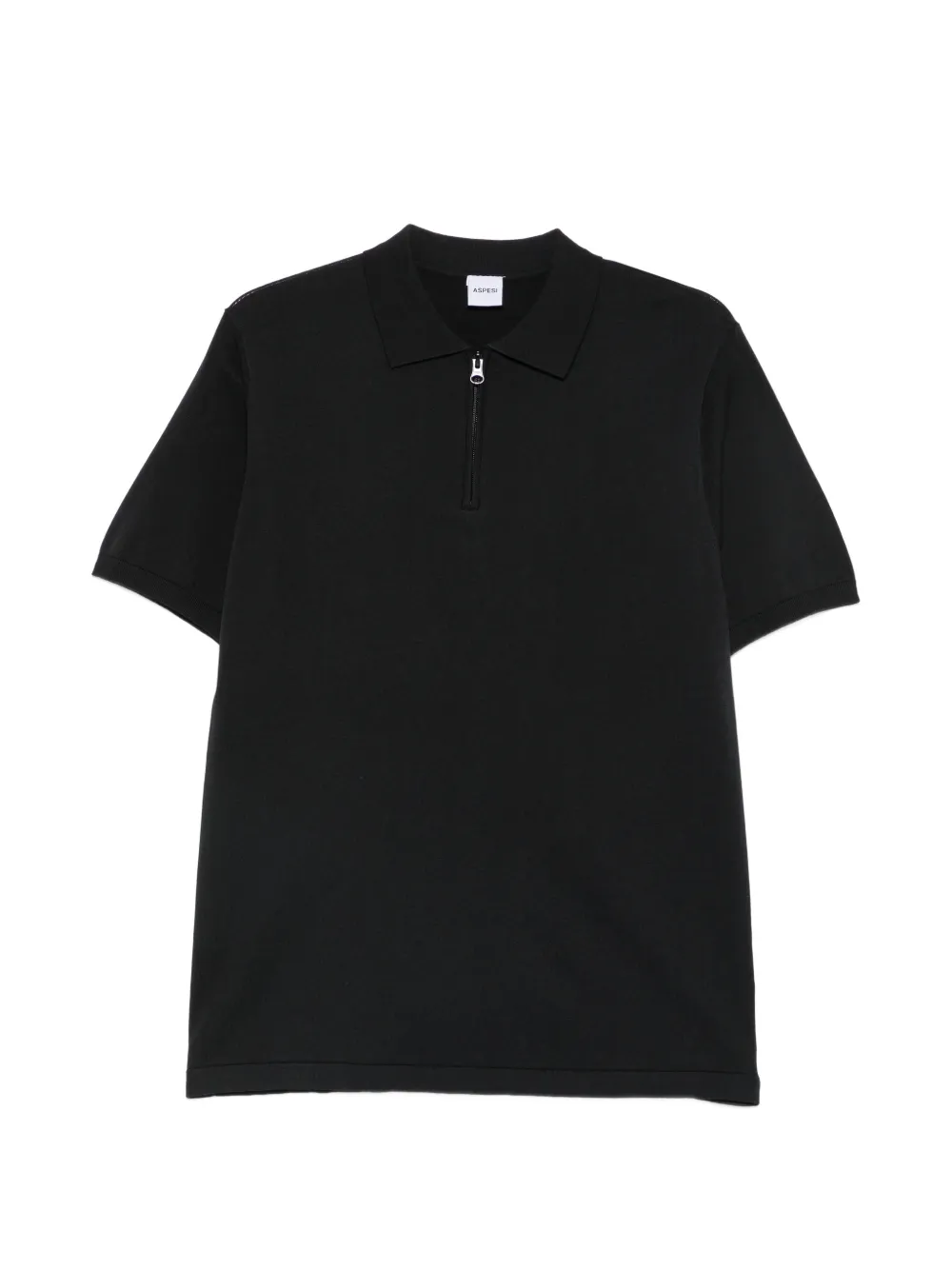 ASPESI quarter-zip polo shirt - Blu