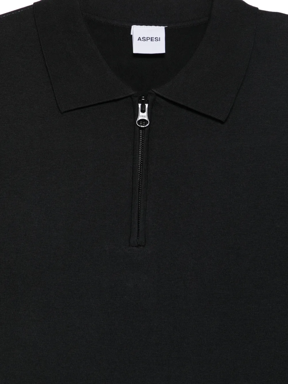 ASPESI Poloshirt met rits Blauw