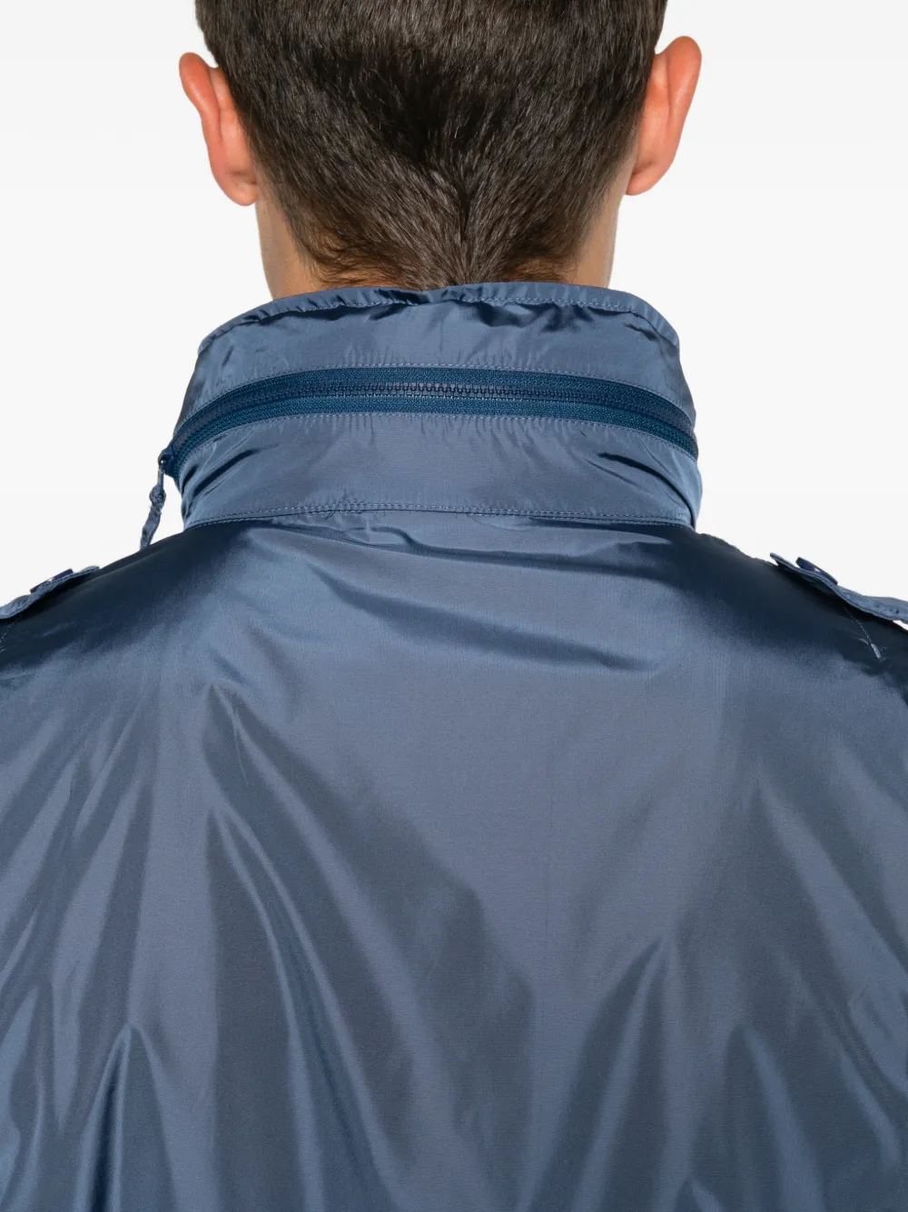 ASPESI Jack met trekkoordtaille Blauw