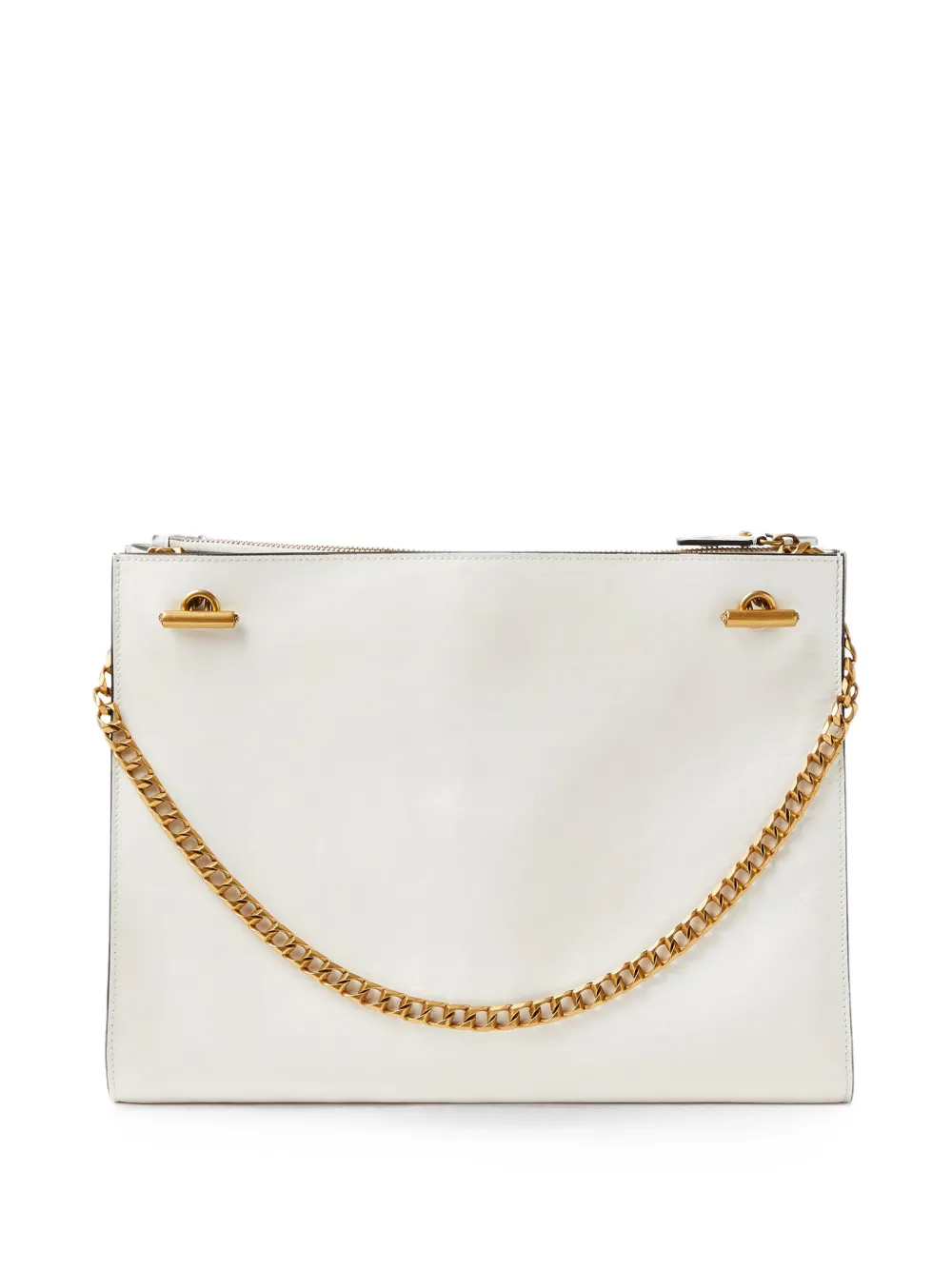 Versace Cabine leren schoudertas Wit