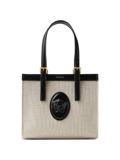 Versace Rivière mini canvas tote