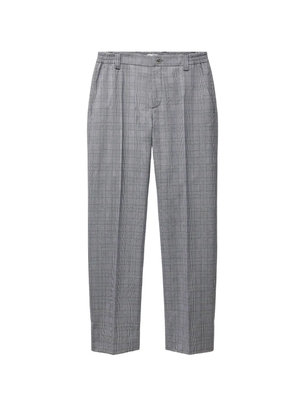 Versace Prince Of Wales wool pants - Grau