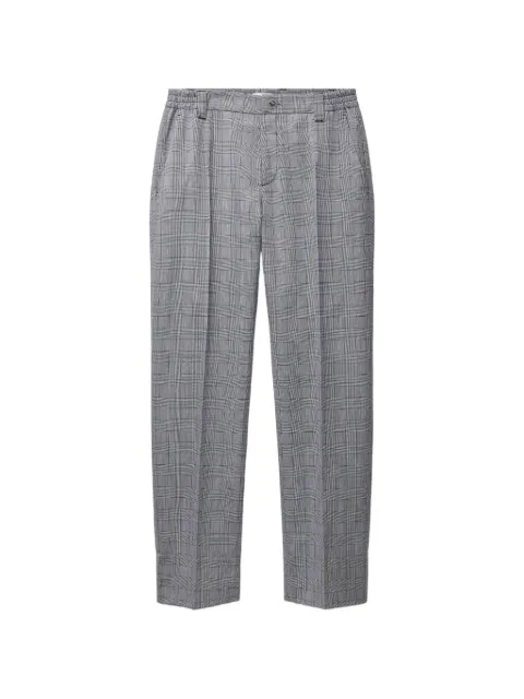 Versace Prince Of Wales wool pants
