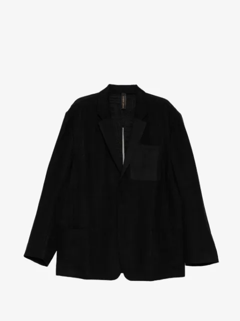 Giovanni Cavagna linen single-breasted jacket