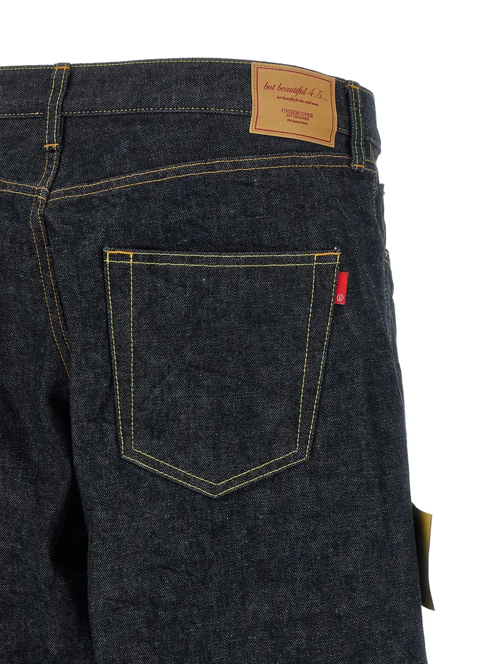 Undercover People Have The Power jeans met gewelfd stiksel en borduurwerk Blauw