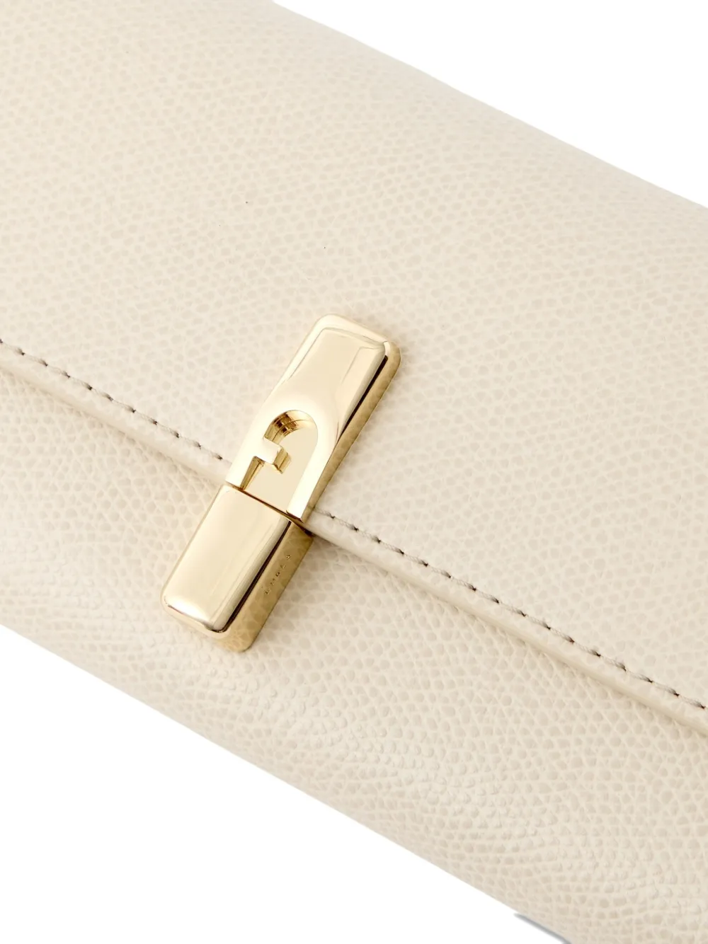 Furla XL Iride leren portemonnee Beige