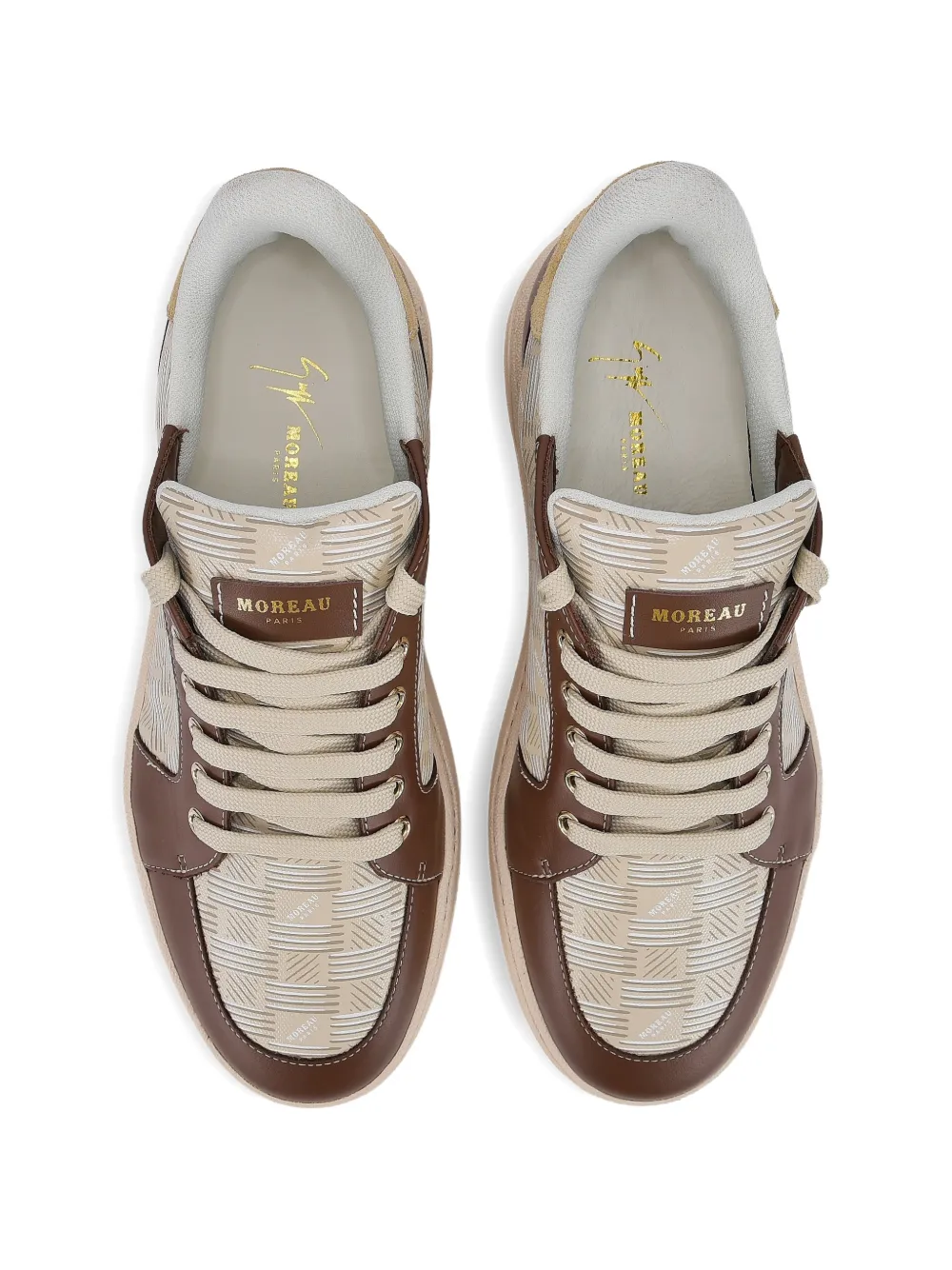 Giuseppe Zanotti GZ Biarritz monogram sneakers Beige