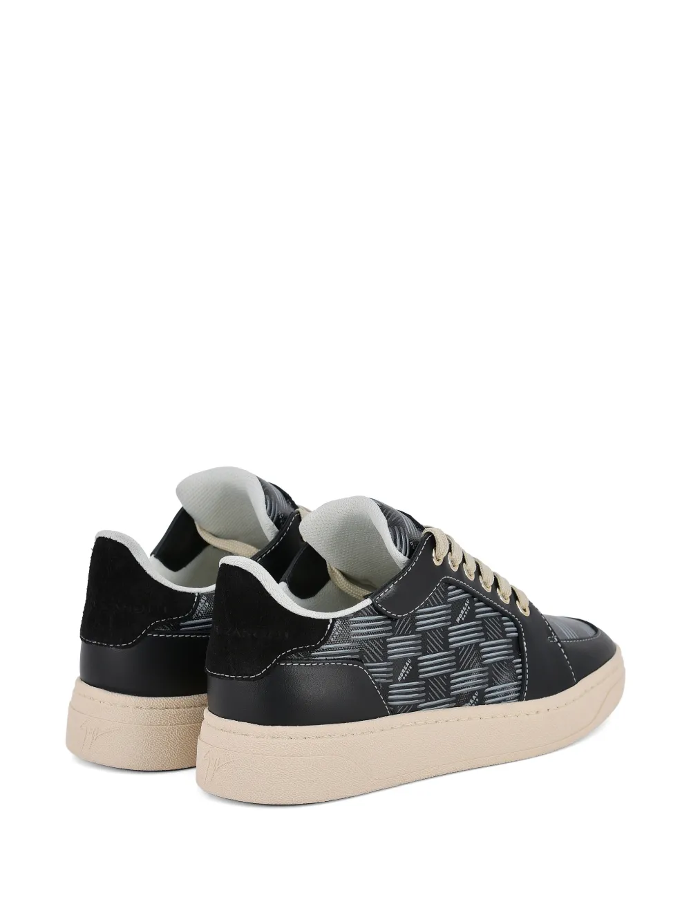 Giuseppe Zanotti GZ Moreau Paris monogram sneakers Zwart