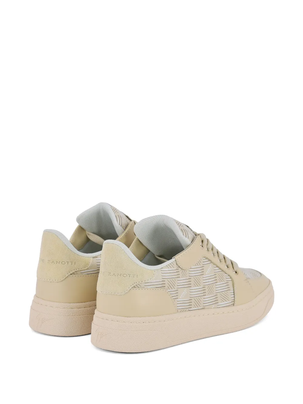 Giuseppe Zanotti GZ Moreau monogram-print sneakers Beige