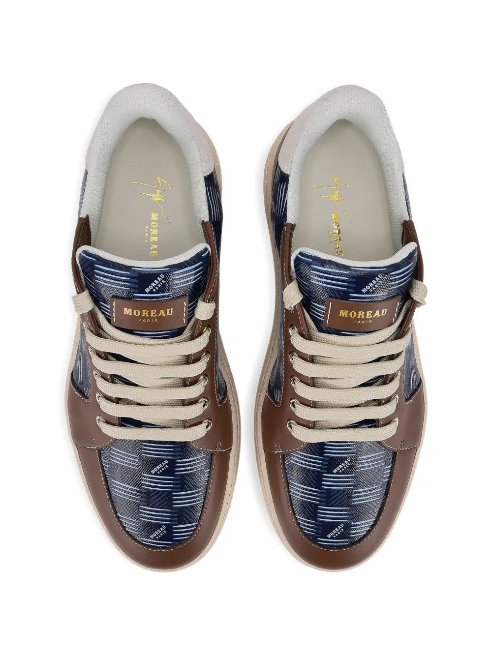 Giuseppe Zanotti GZ Moreau monogram sneakers Blauw