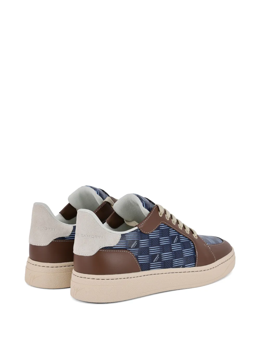 Giuseppe Zanotti GZ Moreau monogram sneakers Blauw