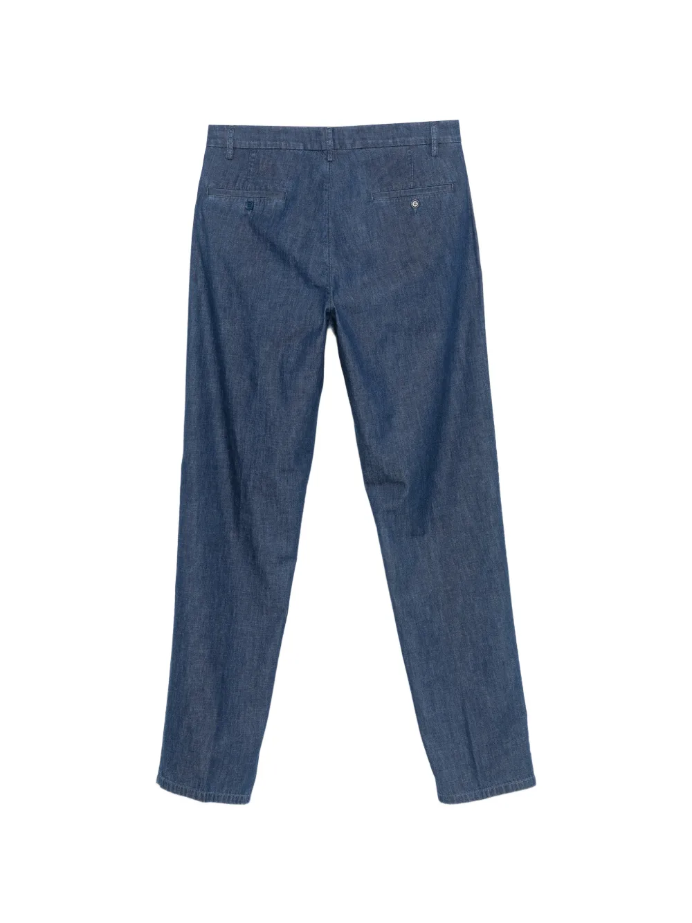 ASPESI Broek met geplooid detail Blauw