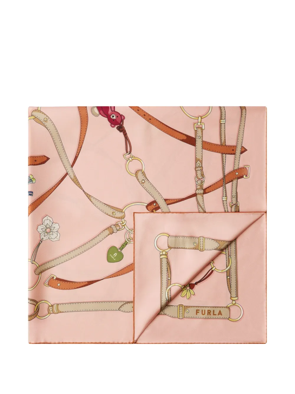 Furla Tortona Carré scarf - Rosa