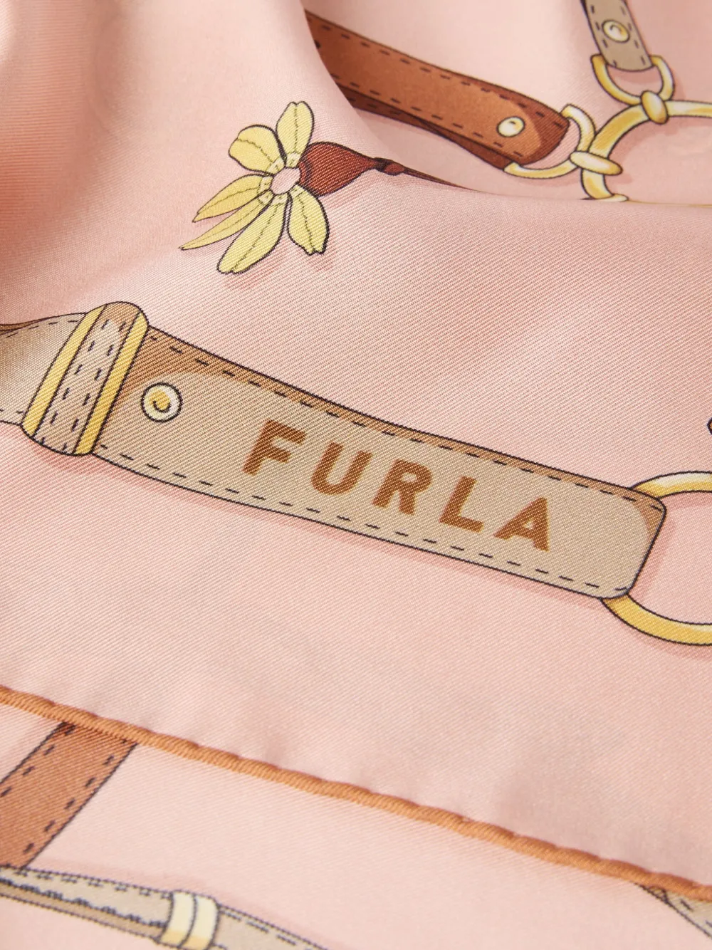 Furla Tortona Carré sjaal Roze