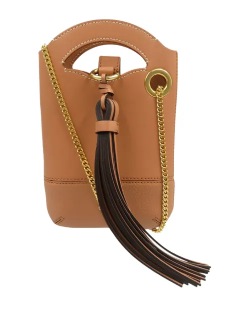 Chloé Pre-Owned 2020 Leather Walden Phone Pouch satchel