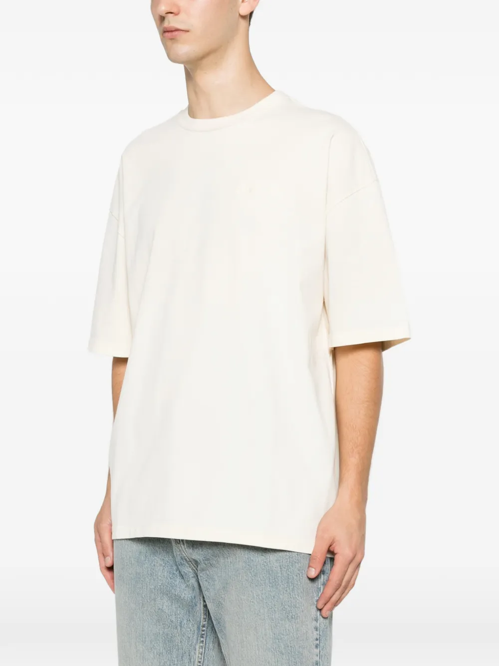 AMIRI Oversized T-shirt met bandana-patch Beige