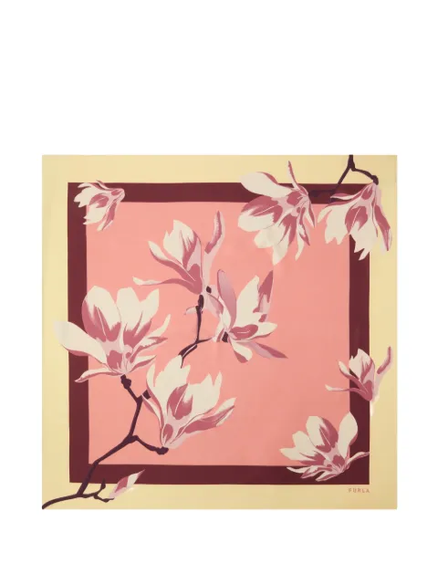 Furla Tortona floral-print scarf