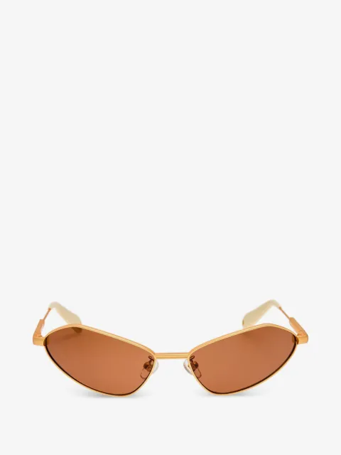 Jacquemus Bambino geometric-frame sunglasses