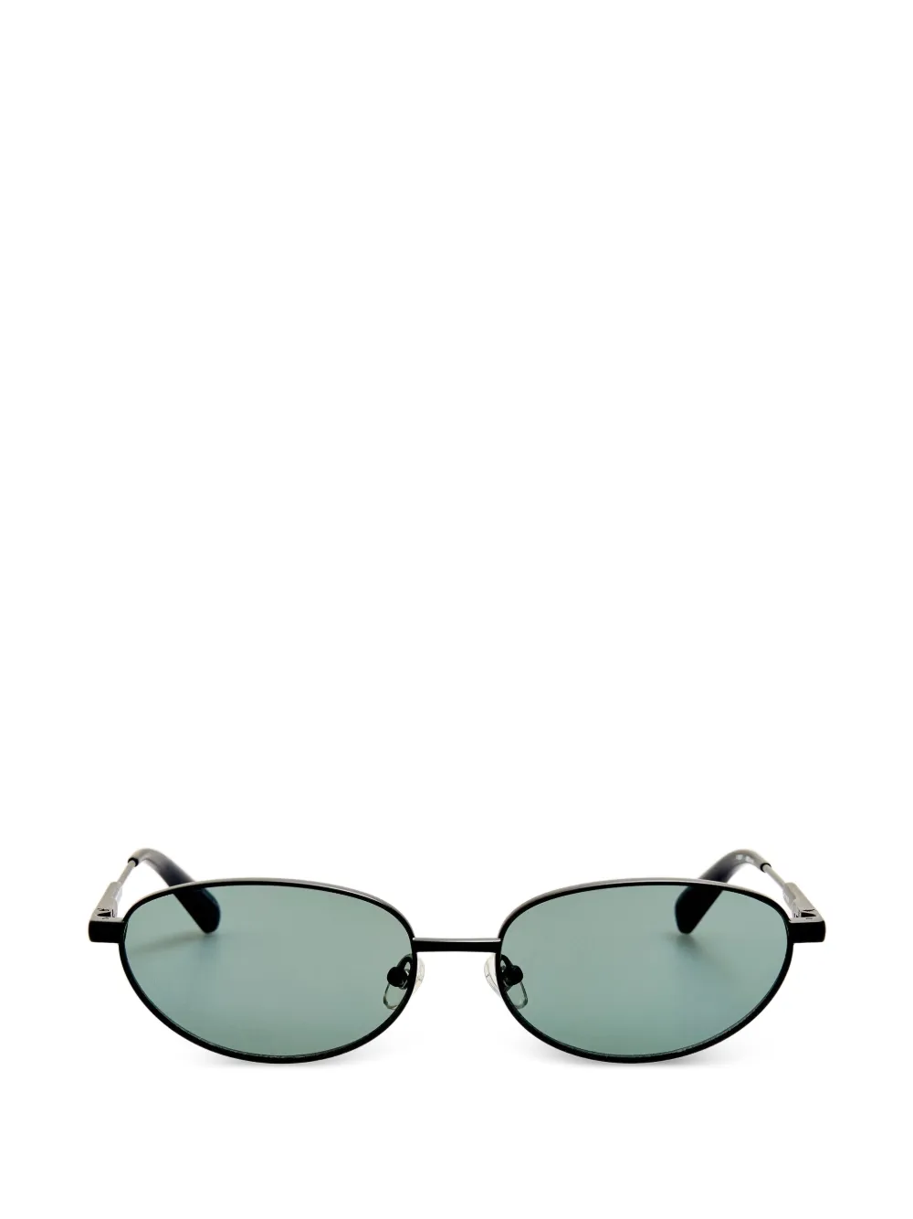 Jacquemus Alba oval-frame sunglasses - Schwarz