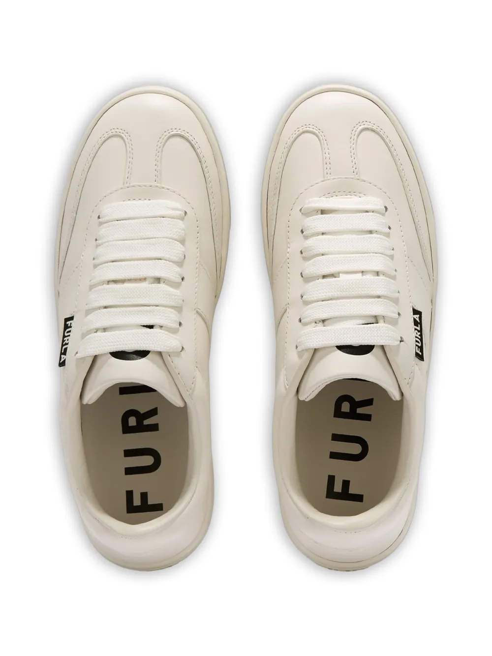 Furla Step leather sneakers Wit