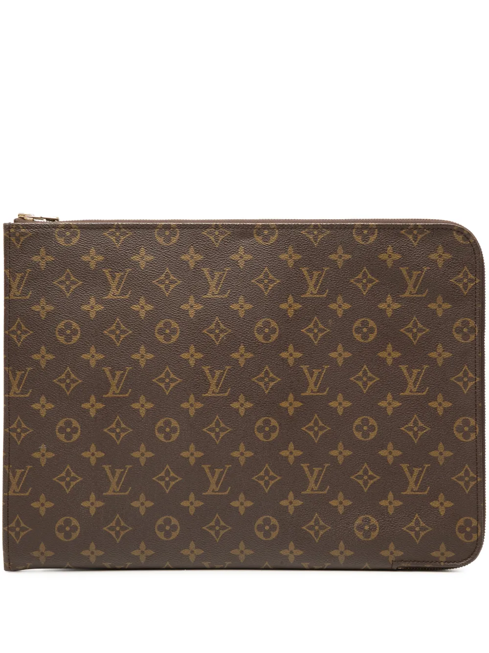 Louis Vuitton Pre-Owned 1992 Monogram Poche Documents Portfolio business bag - Marrone