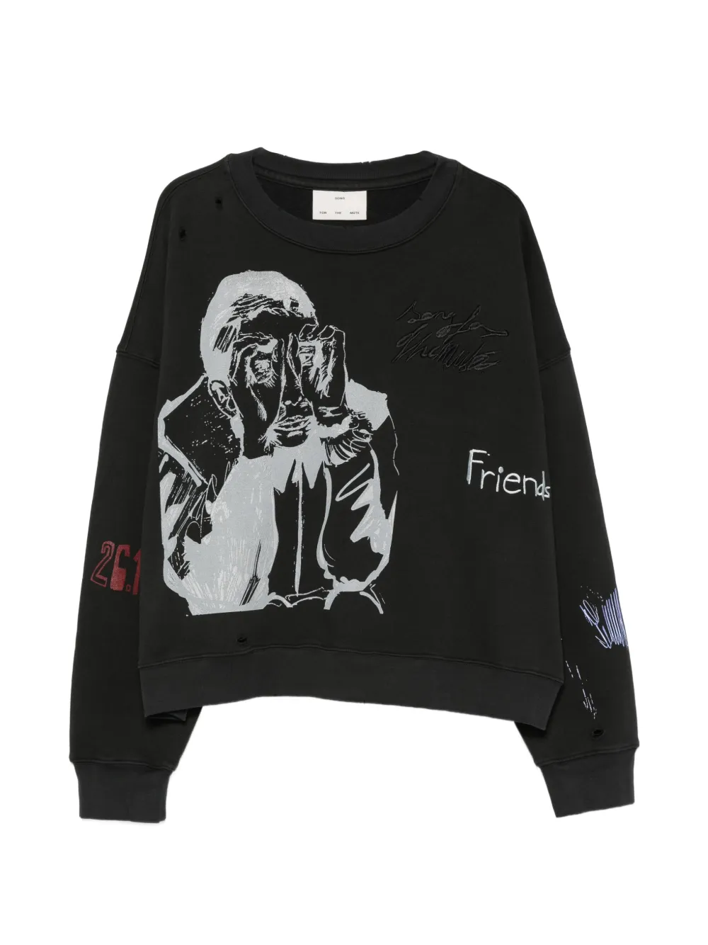 Song For The Mute graphic-print sweatshirt - Nero