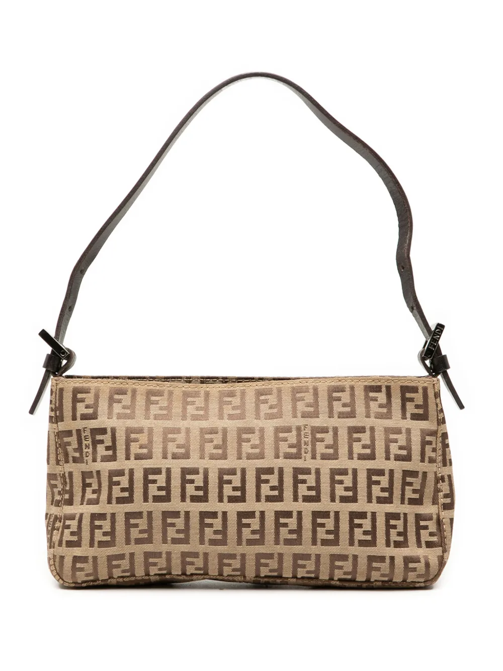 Fendi Pre-Owned 2000-2010 Zucchino Canvas Pochette shoulder bag - Marrone