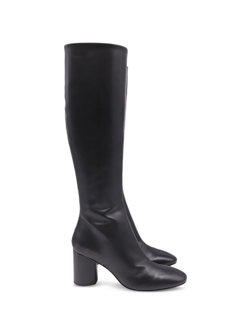 Aeyde Ariana centre-seam knee boots - Nero