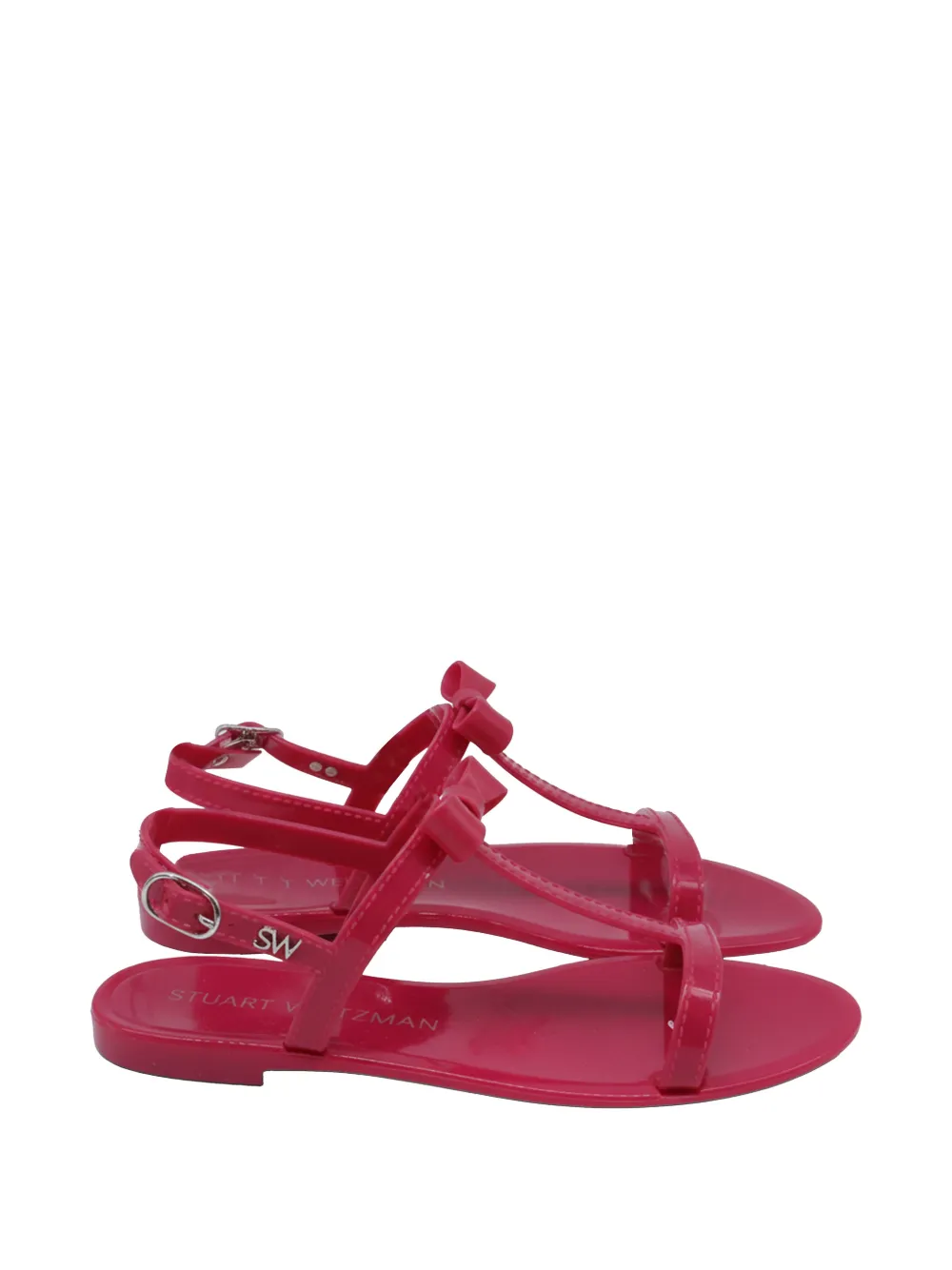 Stuart Weitzman Mellie bow sandals - Rosa