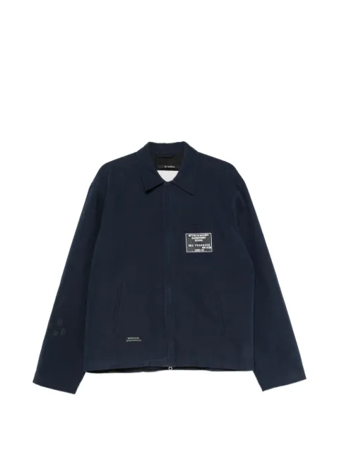 Song For The Mute logo-patch zip-up jacket