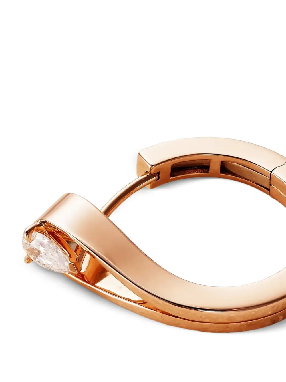  Repossi Serti Diamond Earring - Rose 