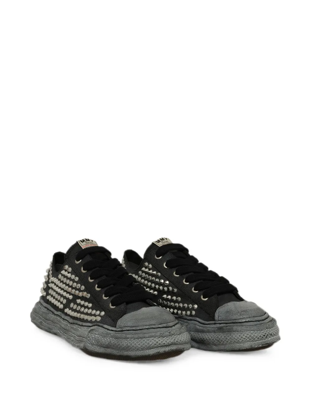 Maison MIHARA YASUHIRO Peterson 23 OG stud-embellished sneakers Zwart
