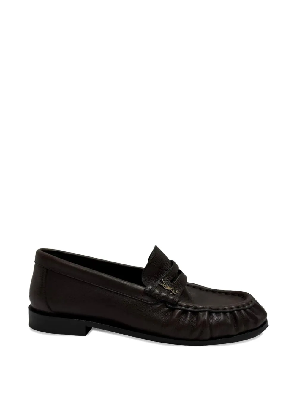 Saint Laurent Pre-Owned Le Loafer Cassandre loafers - Marrone