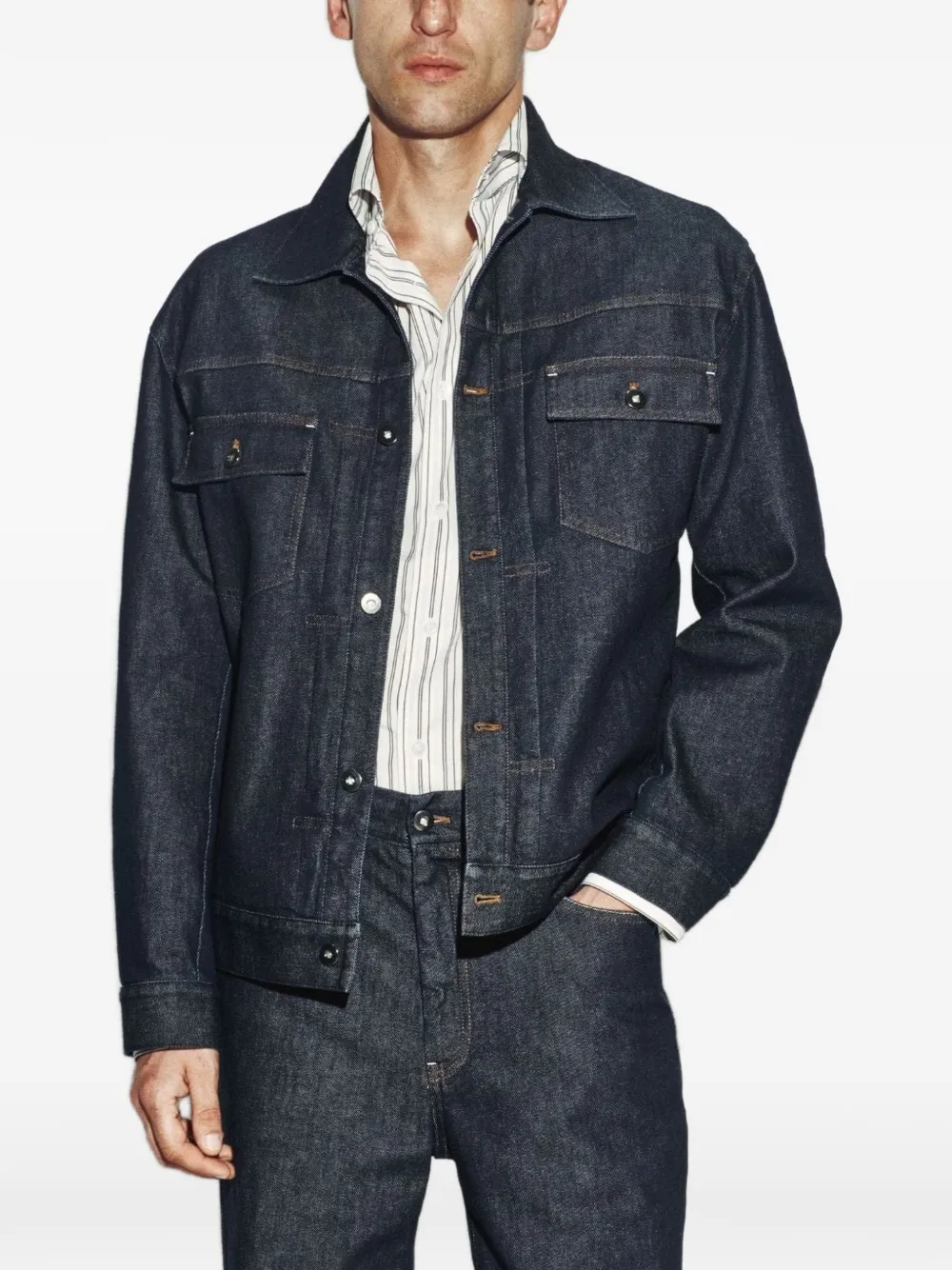 Paolo Pecora denim jacket - Blau
