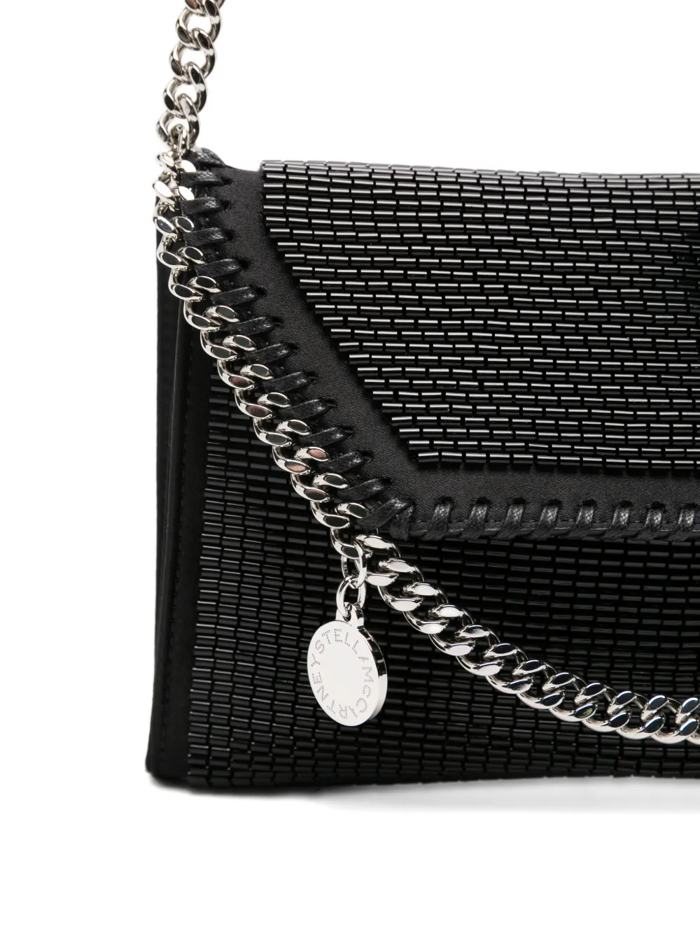 Stella McCartney Falabella schoudertas verfraaid met pailletten Zwart
