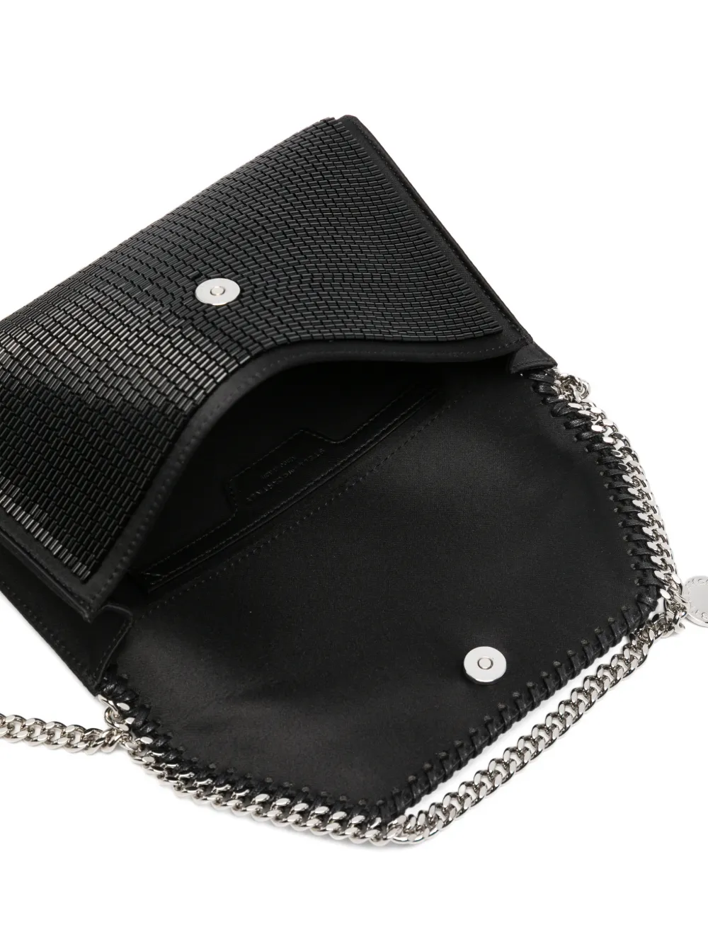 Stella McCartney Falabella schoudertas verfraaid met pailletten Zwart