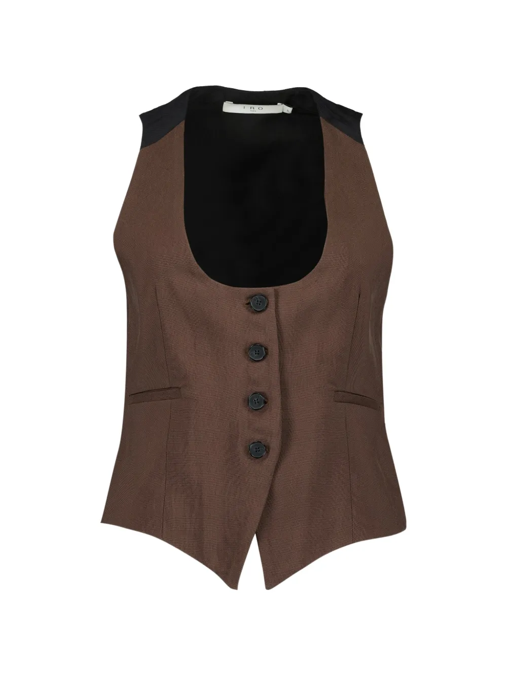 IRO button-up waistcoat - Brown