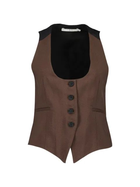 IRO button-up waistcoat
