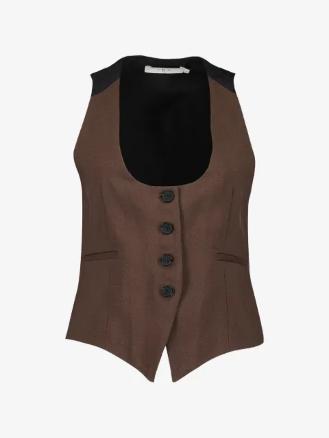 IRO button-up waistcoat