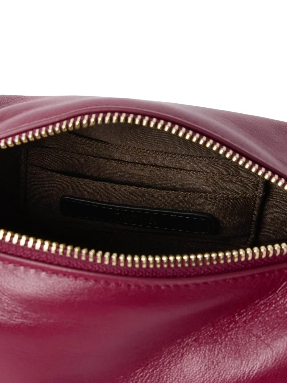 Furla Grote leren crossbodytas met logo-reliëf Rood