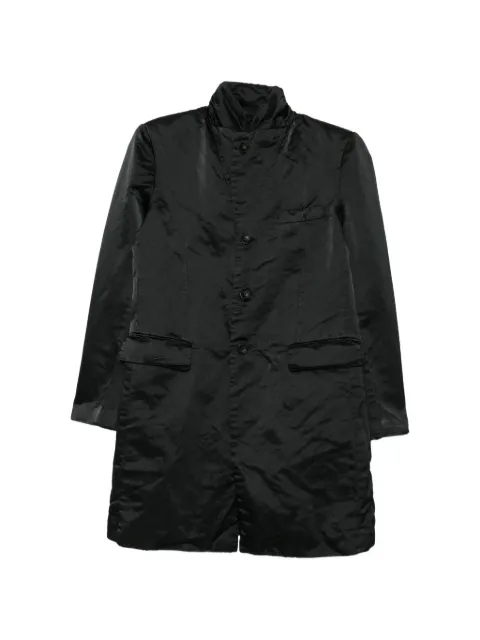 Comme Des Garçons satin-finish layered-effect jacket