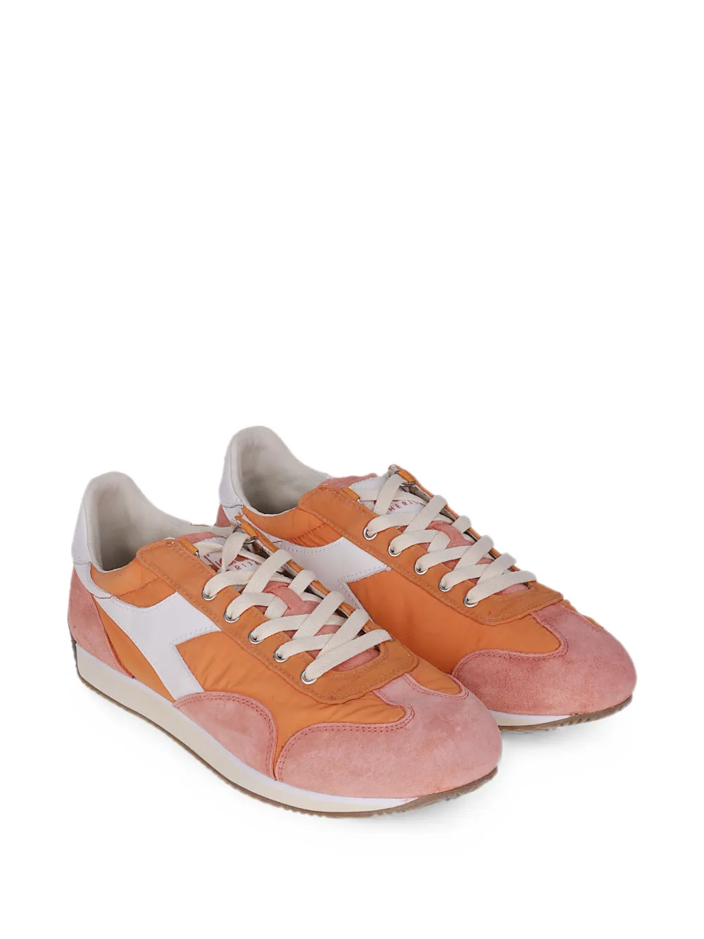 Diadora Sneakers met logopatch Oranje