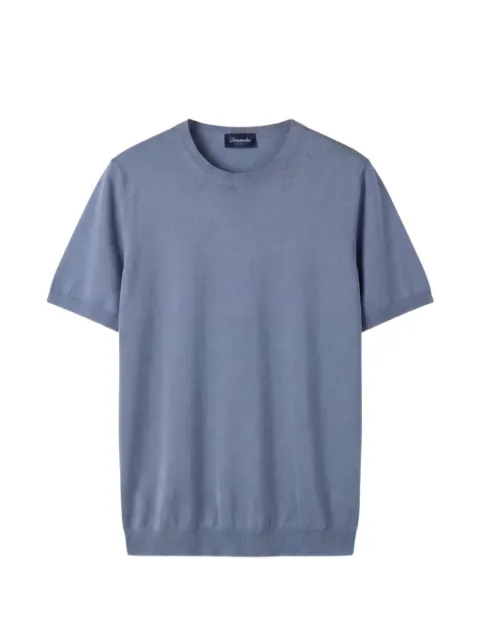 Drumohr fine-knit short-sleeve T-shirt
