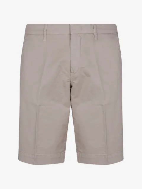 Fay logo-patch chino shorts