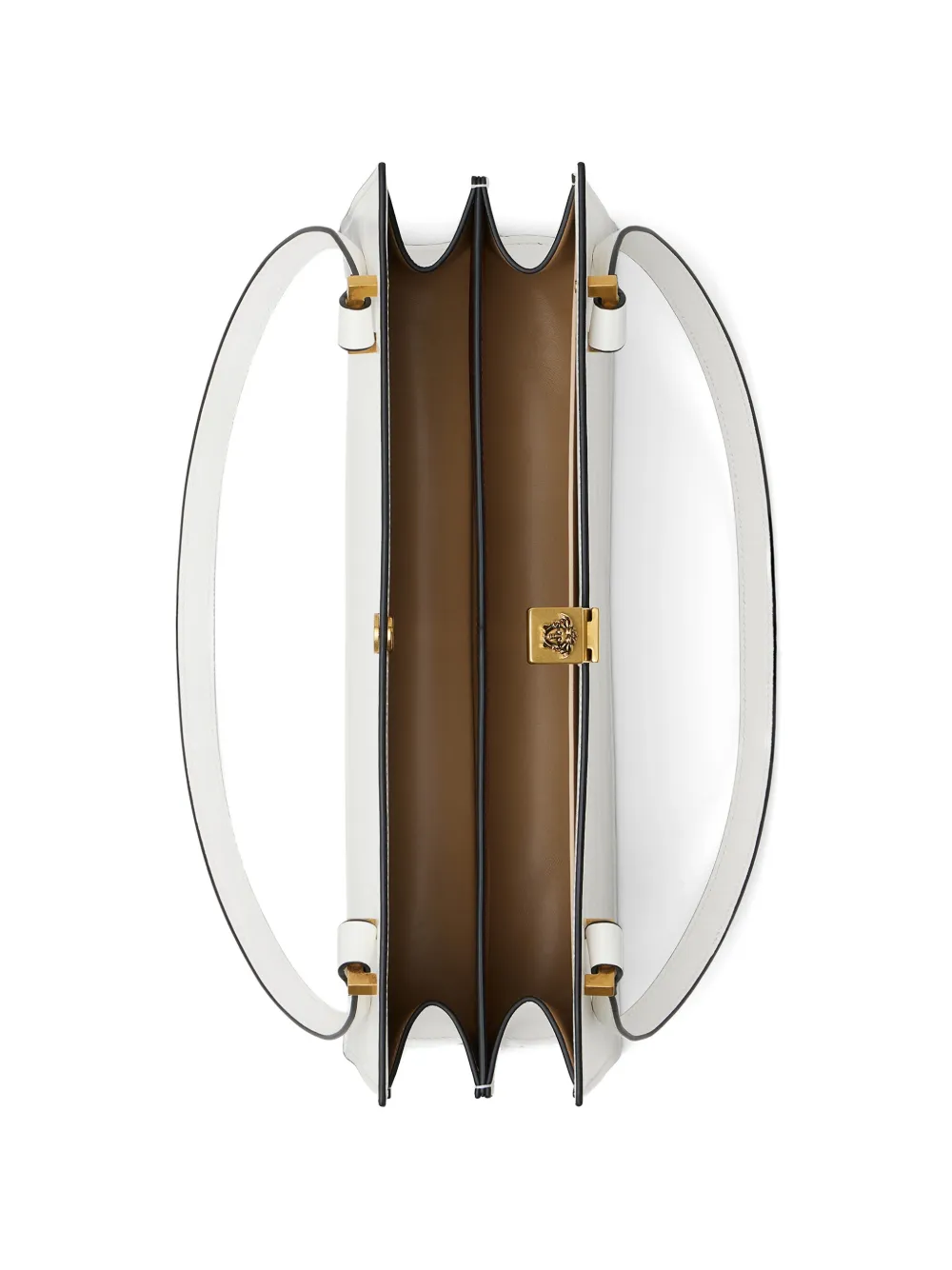 Versace Severine leren shopper Wit