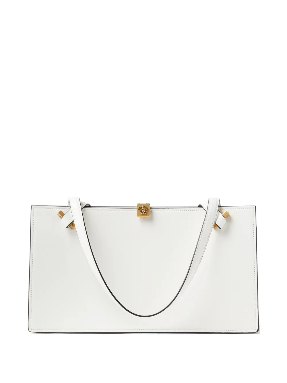 Versace Severine leather tote - Bianco