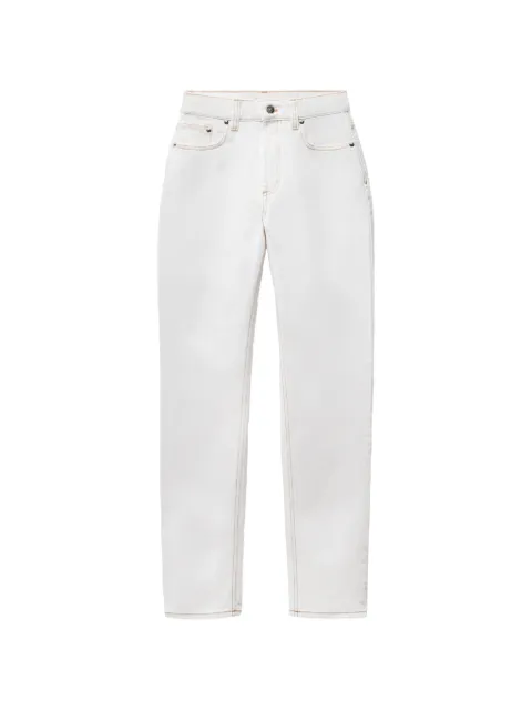Versace Medusa-patch contrast-stitch jeans