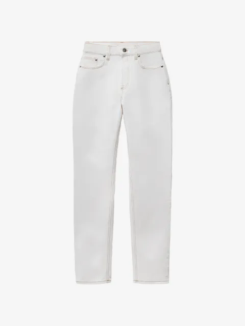Versace Medusa-patch contrast-stitch jeans