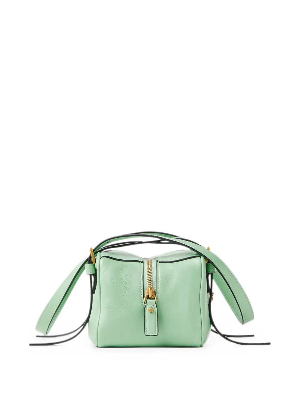 Versace Emblème nappa bowlingtas Groen