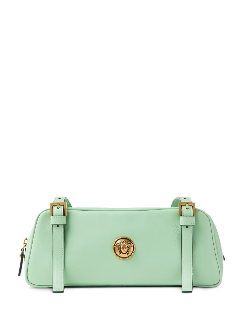 Versace Emblème nappa bowling bag - Verde